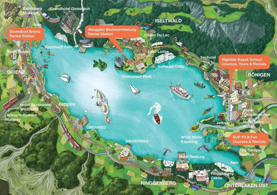 Chalet Mignon - Your Vacation Oasis At Lake Brienz Bönigen Eksteriør billede